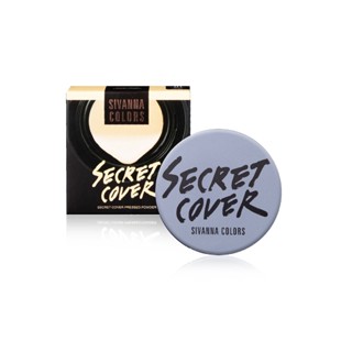 SIVANNA SECRET COVER PRESSED POWDER (HF5020) : ซิวานน่า แป้งผสมรองพื้น x 1 ชิ้น abcmall