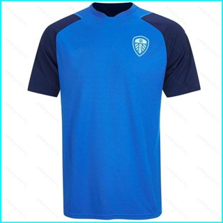 เสื้อยืด พิมพ์ลายการ์ตูน Leeds United Jersey พลัสไซซ์ 2023-2024