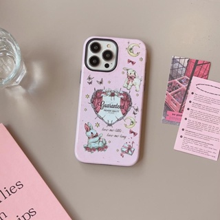 เคสโทรศัพท์มือถือแบบแข็ง ลายกระต่าย พร้อมตุ๊กตา สําหรับ iPhone 11 12 12Pro 12ProMax 13 13Pro 13ProMax 14 14Pro 14ProMax