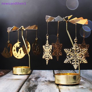 Newsandthen1 คริสต์มาส โรแมนติก หมุน แครอสเซล ชา แสง คริสต์มาส ที่ใส่ ดี