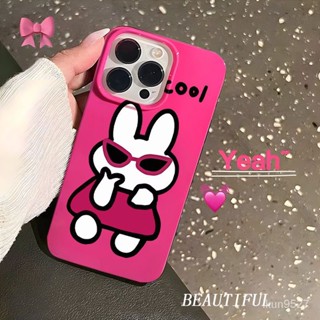 เคสซิลิโคนนิ่ม ลายกระต่ายน่ารัก กันกระแทก สําหรับ Iphone13 Pro Max14 Influencer 12 11 Xs Max xr x 8p 76