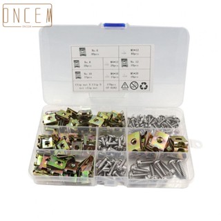 【ONCEMOREAGAIN】Tapping Screws Assortment Kit Car Fender Bumper Colored Fastener Sorting Box