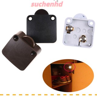 Suchenhd สวิตช์รีเซ็ตอัตโนมัติ พลาสติก สีขาว สีดํา อเนกประสงค์ 202A อุปกรณ์เสริม สําหรับเฟอร์นิเจอร์ ตู้เสื้อผ้า