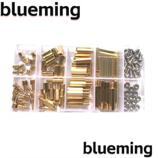 Blueming2 ชุดสเปเซอร์ น็อตสกรู หกเหลี่ยม ทองเหลือง ตัวผู้ ตัวเมีย สีทอง M3 PCB DIY 120 ชิ้น