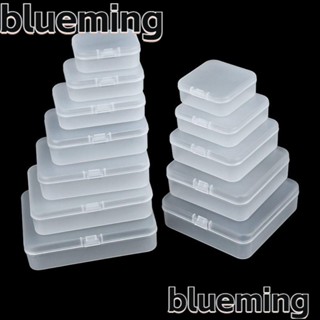 Blueming2 กล่องพลาสติกใส ทรงสี่เหลี่ยม 5 ขนาด คุณภาพสูง สําหรับใส่เครื่องประดับ ลูกปัด