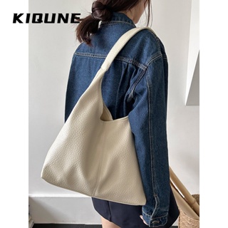 KIQUNE  กระเป๋าผ้ากระเป๋าผ้าแคนวาส Tote Bag 2023 NEW  รุ่นใหม่ สวย Unique ทันสมัย GTT2390J8L 37Z230910