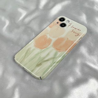 เคสโทรศัพท์มือถือ ลายดอกทิวลิป สําหรับ Apple Iphone 15 14 13pro 12 11xsmax xr 7 8p