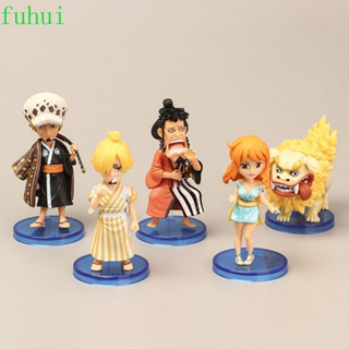 Fuhui โมเดลฟิกเกอร์ PVC รูปการ์ตูนอนิเมะ Luffy Sanji Zoro Chopper ของขวัญ สําหรับเก็บสะสม