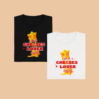 [S-5XL]Cheeses Lover เสื้อยืด T-shirt Unisex Cotton100%