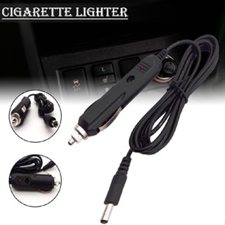 Car Cigarette Lighter Socket LED Plug Male Connector Fuse Universal Black 12V