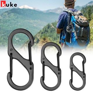 พวงกุญแจคาราบิเนอร์ รูปตัว S ขนาดเล็ก กันขโมย ทนต่อการสึกหรอ…