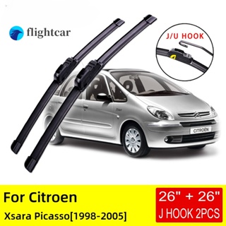 Flightcar ใบปัดน้ําฝนด้านหน้า อุปกรณ์เสริม สําหรับ Citroen Xsara Picasso 1998 1999 2000 2001 2002 2003 2004 2005