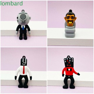 Lombard พวงกุญแจ PVC ลายการ์ตูนอนิเมะผู้ชาย ผู้หญิง สําหรับห้องน้ํา