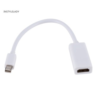 Instylelady สายเคเบิลอะแดปเตอร์ HDMI DP เป็น 1080P สําหรับ Macbook Thunderbolt