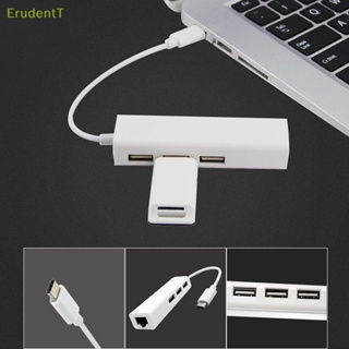 [ErudentT] อะแดปเตอร์เครือข่ายอีเธอร์เน็ต Type C USB-C 3.1 เป็น USB 3.0 RJ45 สําหรับ Macbook US [ใหม่]