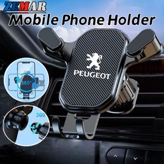 Peugeot ที่วางโทรศัพท์มือถือ แบบเกลียว หมุนได้ 360 องศา สําหรับรถยนต์ 206 208 207 307 308 2008 3008 508 408 5008 406