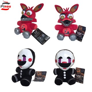 Pinou ตุ๊กตาฟิกเกอร์ อนิเมะ Chica Bonnie Rabbit FNAF Nightmare Freddy Bear ของเล่นสําหรับเด็ก