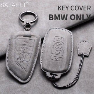 ใหม่ เคสกุญแจรีโมตรถยนต์ หนังแกะ อุปกรณ์เสริม สําหรับ BMW 1 3 7 Series X1 X3 X5 X6 X7 F20 F15 F16 F48 G20 G30 G01 G02 G05 G11 G32