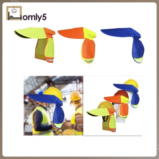 [Homyl5] หมวกคลุมคอ แบบแข็ง ระบายอากาศ น้ําหนักเบา พร้อมแถบสะท้อนแสง