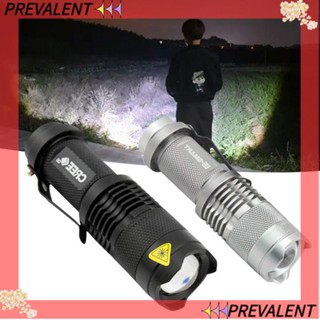 Preva ไฟฉาย LED ขนาดเล็ก อเนกประสงค์ กันน้ํา โฟกัส 3 โหมด