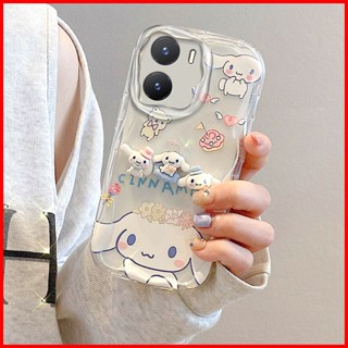 เคสโทรศัพท์มือถือแบบนิ่ม tpu ใส ลายก้อนเมฆ หมีน้อย พร้อมตุ๊กตาหมี สําหรับ OPPO A57 4G 2022 A57 4G TY