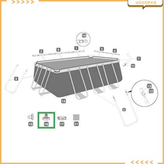 [Ususexa] อะแดปเตอร์ท่อระบายน้ํา P6H1419 สําหรับสระว่ายน้ํา