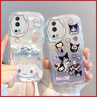 เคสโทรศัพท์มือถือ tpu นิ่ม แบบใส ลายตุ๊กตาหมีน้อย ก้อนเมฆ สําหรับ Vivo Y72 5G Y72 TY