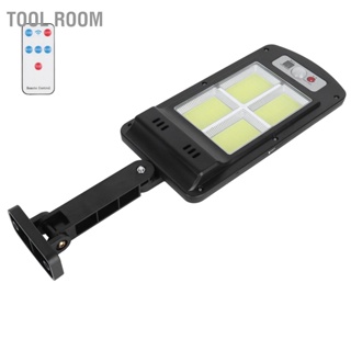 Tool Room LED ไฟถนนพลังงานแสงอาทิตย์ติดผนังหมุนได้ 3 โหมด Motion Sensor โคมไฟกลางแจ้ง Courtyard รีโมทคอนโทรล Wall Light