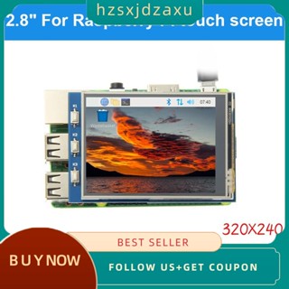 【hzsxjdzaxu】โมดูลหน้าจอสัมผัส Lcd 2.8 นิ้ว TFT 320X240 SPI สําหรับ Raspberry Pi 3B+/4B