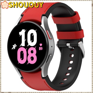 Shououy สายนาฬิกาข้อมือซิลิโคน ซิลิกาเจล 20 มม. หลากสี สําหรับ Watch6 6 classic 5 5 4 4 classic 3 41 มม.