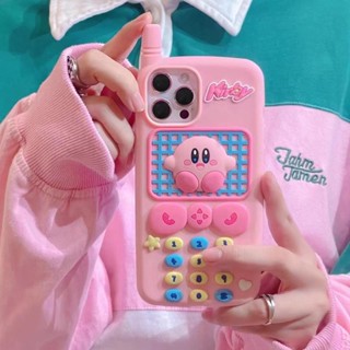 เคสโทรศัพท์มือถือ ซิลิโคนนุ่ม ลายการ์ตูนโนเกีย Kirby 3D น่ารัก สําหรับ Iphone 14 promax 14 plus 13 promax 12 promax 11 promax xr x 7 8 6s plus