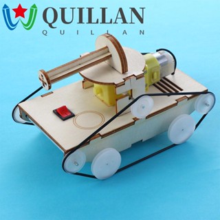 Quillan รถถังของเล่นอิเล็กทรอนิกส์ DIY เพื่อการเรียนรู้เด็ก