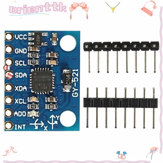 Orienttk โมดูลไจโรสโคป 3 แกน เอาท์พุทข้อมูล IIC I2C MPU6050 ตัวแปลง AD 16 บิต 3-5V GY-521 MPU-6050 6 DOF 6 แกน 3 ชิ้น