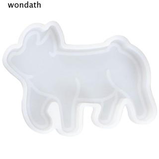Wonda แม่พิมพ์ซิลิโคนเรซิ่น รูปหมู ขนาด 11.4*9.3*2.7 ซม. สีขาว สําหรับทําเบเกอรี่