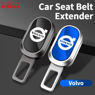 Volvo หัวเข็มขัดนิรภัย แบบขยาย ชุบไฟฟ้า หัวเข็มขัดนิรภัยรถยนต์ แบบโลหะผสมสังกะสี หัวเสียบเข็มขัดนิรภัย สำหรับ Volvo XC60 S60 S80 XC90 V60 XC40 C40