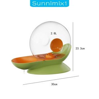 [Sunnimix1] เครื่องจ่ายน้ําอัตโนมัติ 2.8 ลิตร สําหรับสัตว์เลี้ยง สุนัข แมว