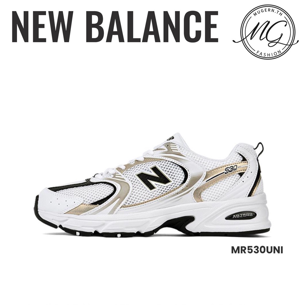 -100%แท้-NEW BALANCE 530 MR530AD-MR530KOB-MR530ENG -MR530UNI-MR530SC  NB530 สีขาว - เขียว