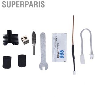 Superparis Extruder Hot End Kit  High Temperature Resistant 3D Printer Hotend Sag Preventiing for Replacement