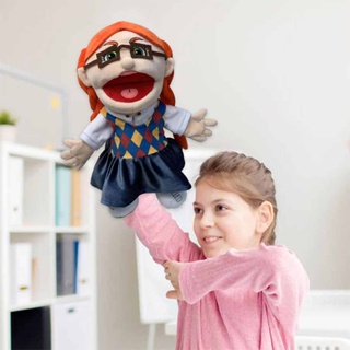 Jeffy Puppets for Kids 40cm Movable Mouth Hand Puppet Plush Doll Doll Plush Funny Puppet Toys Soft Stuffed