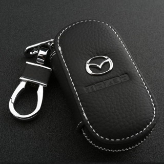 เคสกุญแจรีโมทรถยนต์ คาร์บอนไฟเบอร์ สําหรับ Mazda kaimeng 2 3 5 MX5 CX3 CX4