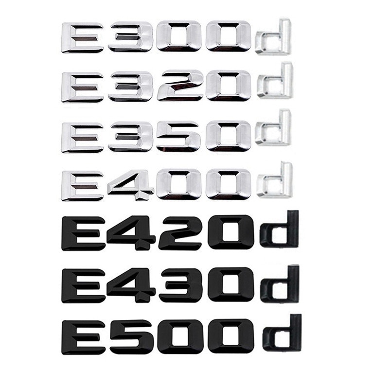 สติกเกอร์โลโก้สัญลักษณ์ ด้านหลัง สําหรับ E-Class W210 W211 E200d E220d E250d E180d E320d E350d E400d