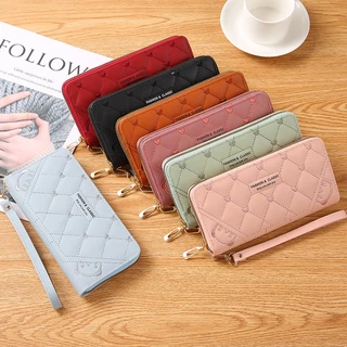 กระเป๋าสำหรับผู้หญิง กระเป๋าสตางค์ใบย่ว Fashion พร้อมส่ง B-383