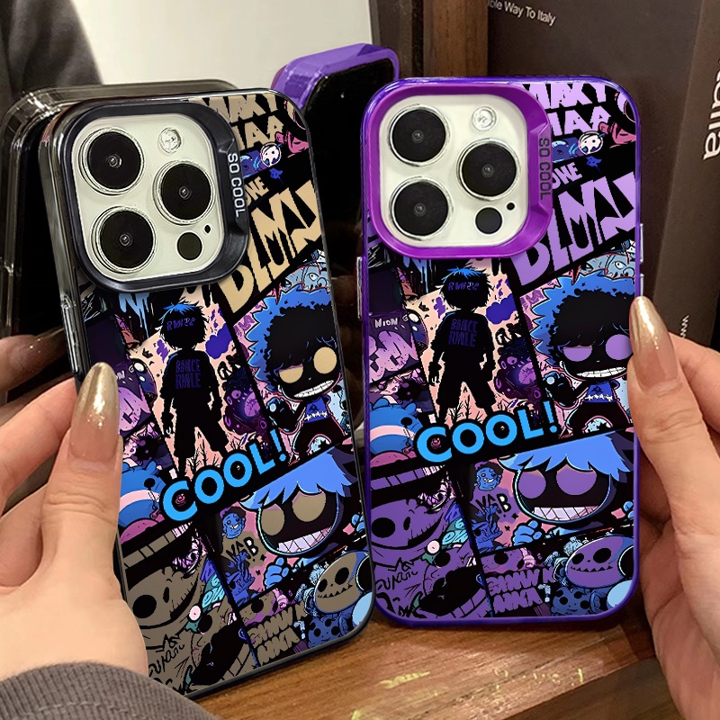 เคสโทรศัพท์มือถือแบบแข็ง กันกระแทก ลายปีศาจ หรูหรา สําหรับ IPhone 15 13 14 12 11 Pro Max Plus XS X XR