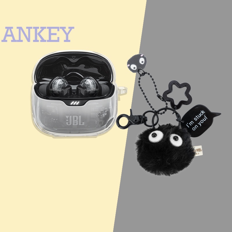 for JBL Tune Beam / Tune Buds / Tune Flex Case Transparent Protective silicone Cute Cartoon Covers B