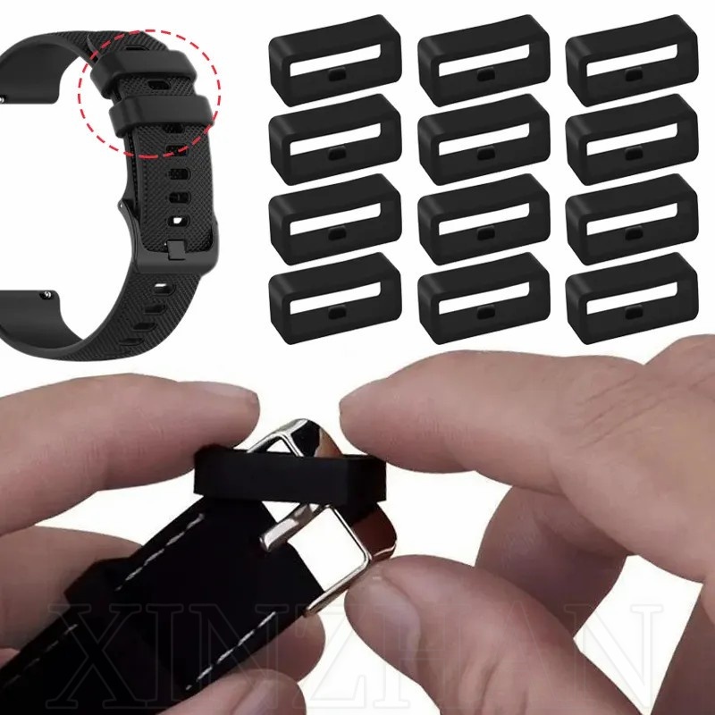 แหวนยึดสายนาฬิกาข้อมือยาง แบบเปลี่ยน สําหรับ Garmin Fenix 6 6S 6X 5 5X Forerunner 245 945X