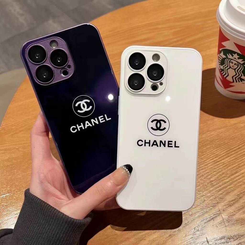 เคสโทรศัพท์มือถือแบบแก้ว กันกระแทก หรูหรา สําหรับ iPhone 13 14 15 Pro Max 11 12 Pro Max XS X XR