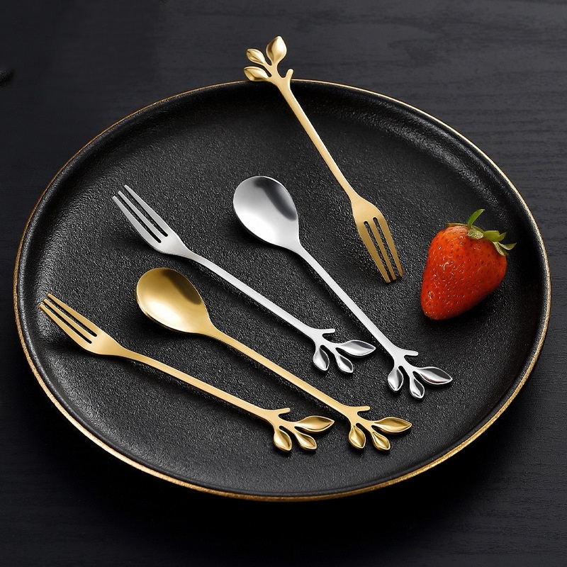 ช้อนทอง ช้อนกาแฟสแตนเลส ช้อนทานกาแฟ   RY