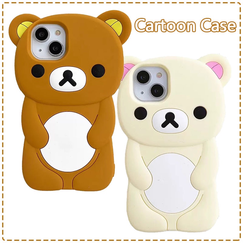 3D กันกระแทก สําหรับ Huawei Honor X9D X9B X9A X9 5G X8 X7 4G 200 90 lite 70 Nova 9SE 9 เคสมือถือ Soft TPU Case เคสป้องกัน Cute Cartoon Easily Bear Cover เคสกันกระแ เปลือกกันกระแทก เปลือกการ์ตูน