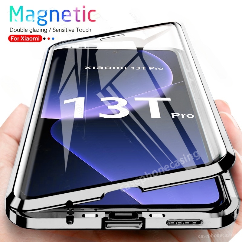 เคสโทรศัพท์มือถือ 360 องศา สําหรับ Xiaomi Mi 13T Pro 5G 13TPro Xiaomi13T Mi13T 2023° ฝาครอบกระจกนิรภ