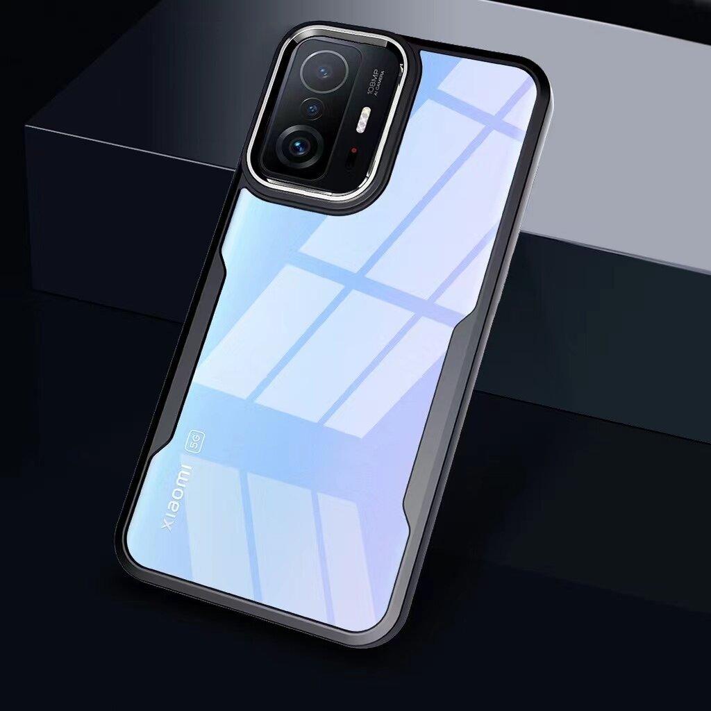 เคสสำหรับ Xiaomi 14T / 14Tpro / 13T / 13Tpro / 11T / 11Tpro สำหรับเสี่ยวมี่ ขอบดำหลังใส เคสกันกระแทก เคสนิ่ม TPU Case